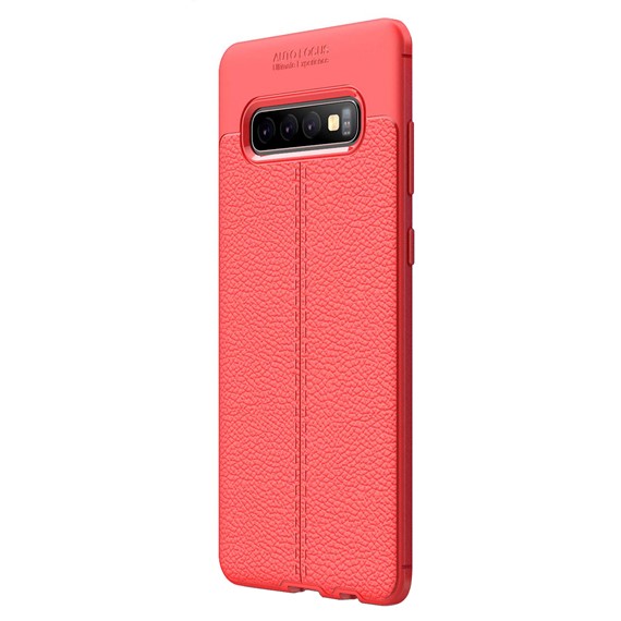 Samsung Galaxy S10 Kılıf CaseUp Niss Silikon Kırmızı 2